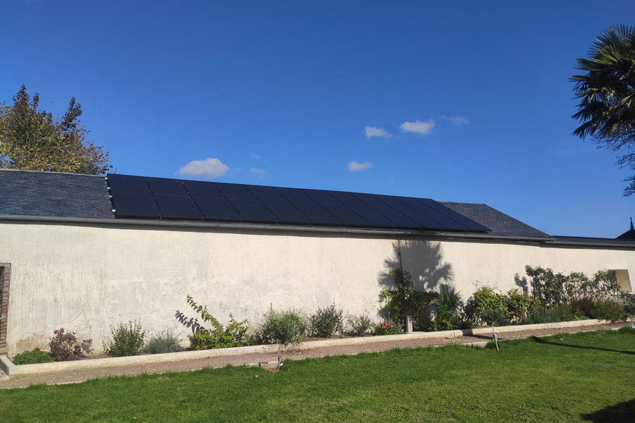 Installation photovoltaïque posé par la société Cap Pose 27